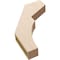 Ekena Millwork 3-inch W x 16-inch D x 22-inch H Monterey Rough Cedar Woodgrain TimberThane Knee Brace, Primed BRCUR03X16X22MONRCPR - alternate 2